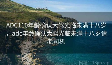 ADC110年龄确认大驾光临未满十八岁，adc年龄确认大驾光临未满十八岁请老司机
