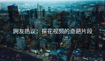 网友热议：探花视频的奇葩片段