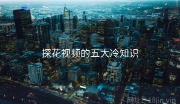 探花视频的五大冷知识