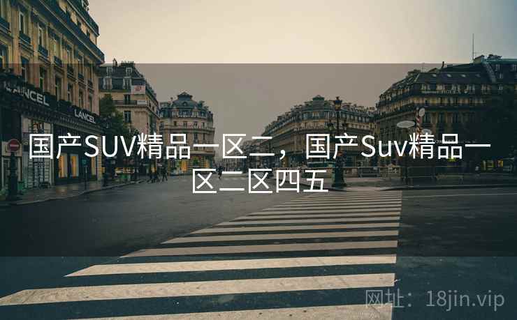 国产SUV精品一区二，国产Suv精品一区二区四五